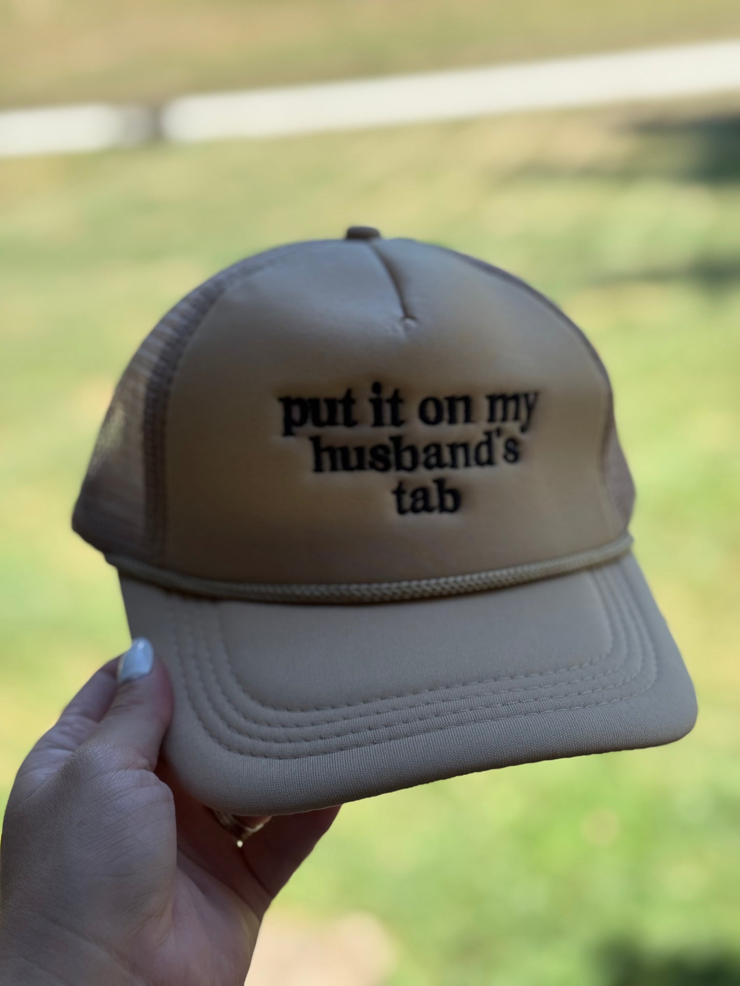 Put it on my Husbands Tab - Ash Mocha