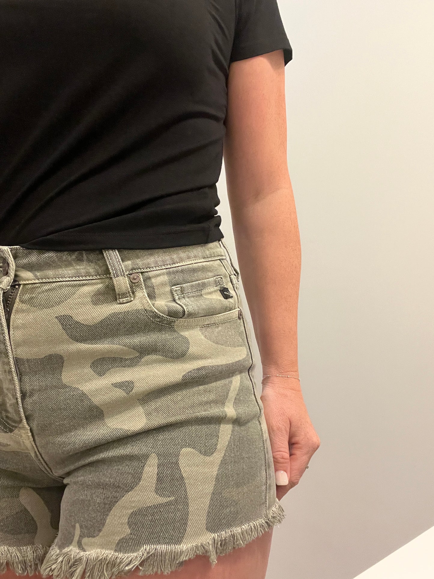 Camo KanCan Shorts