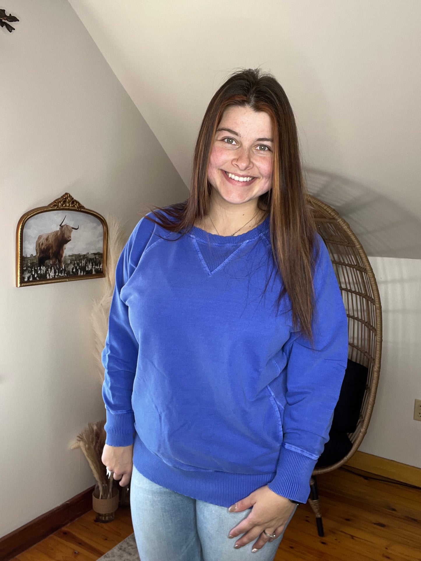 Bright Blue Pullover