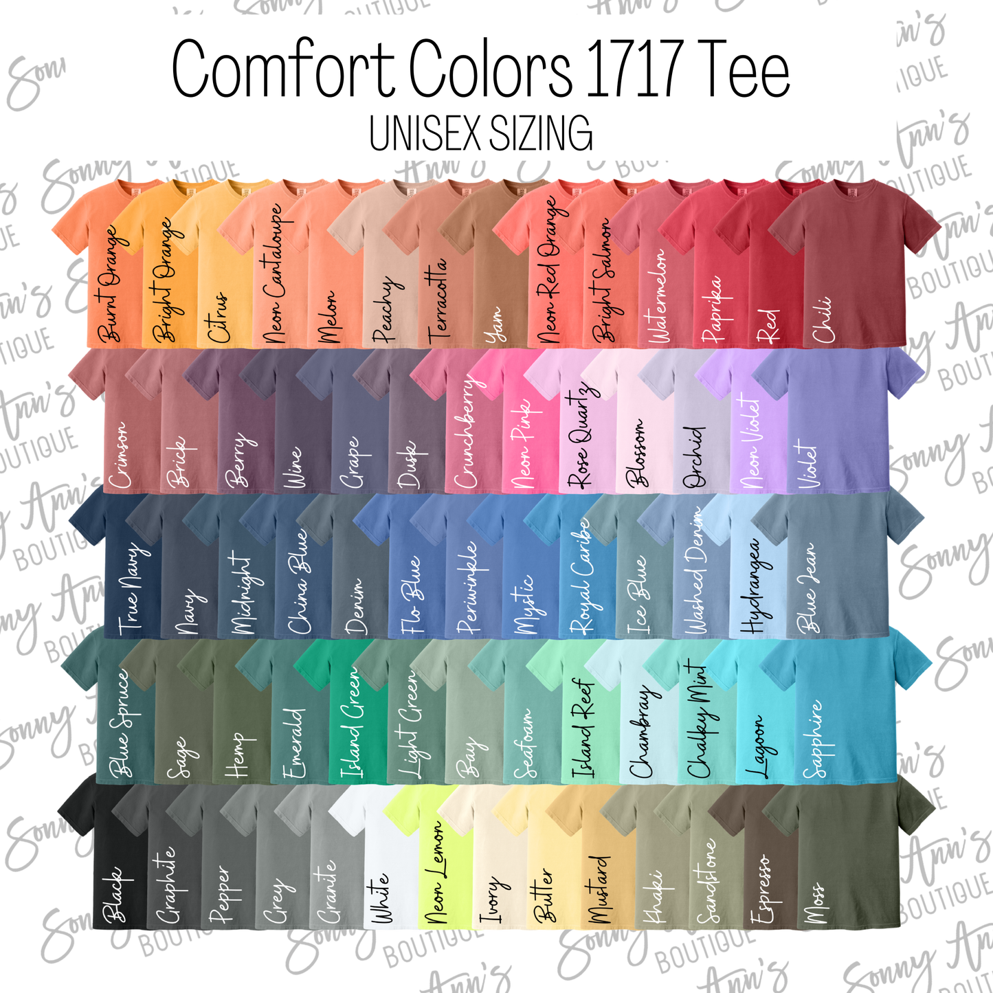 Floral Neon Checkered Name Tee