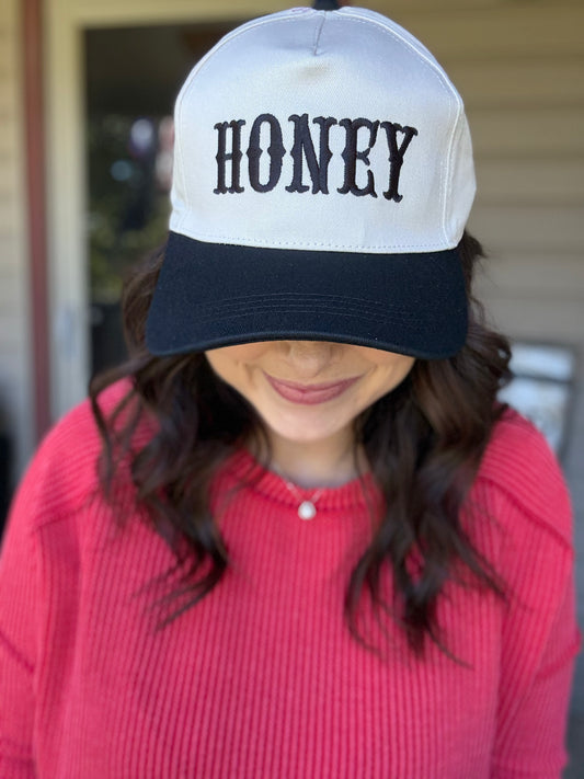 "Honey" Hat - Black