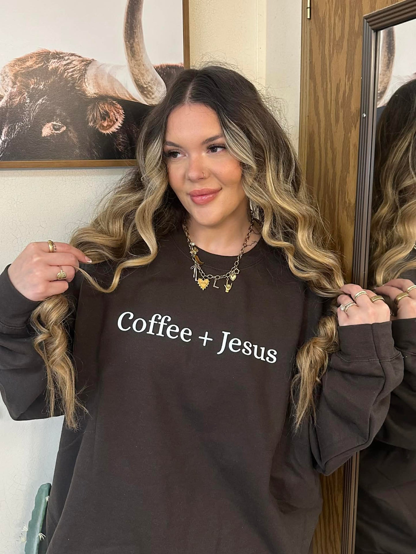Jesus & Coffee Crewneck
